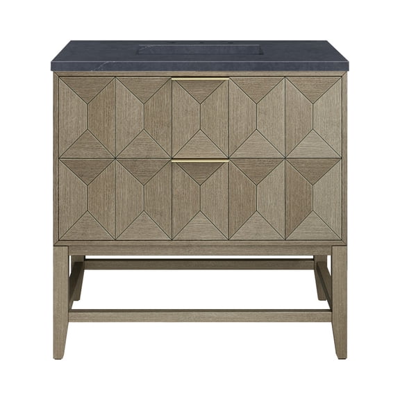 James Martin Vanities D100-V36-PBO-3CSP Emmeline 36" Free Standing Single Basin Ash Wood