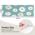 thumbnail image 5 of Teal Daisy Flower Yellow Centers Pattern Kitchen Rug Mat,Kitchen Runner Rugs Non Skid Washable,Decorative Kitchen Floor Mats for Kitchen,Sink,Laundry,17"X47", 5 of 5