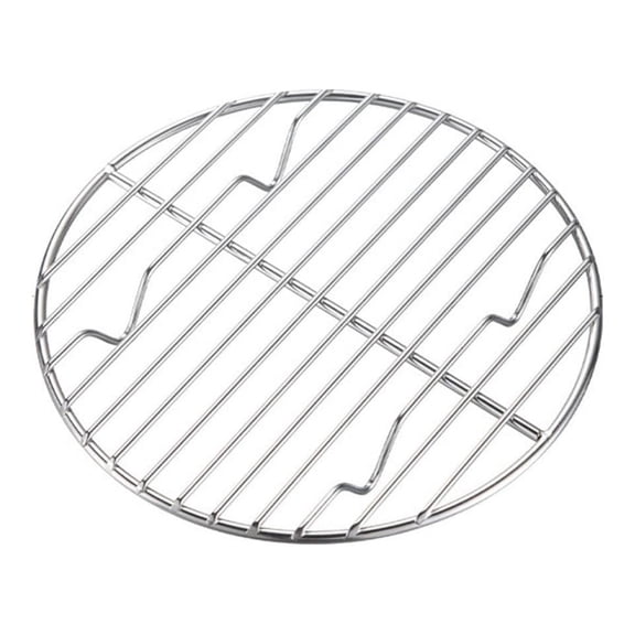 Round Roasting Rack for Baking,Stainless Steel Steaming Rack,Diameter 21cm Cooking Net Cooling Rack,Heavy Duty & Durable for Kitchen Oven Fits Air Fryer (1 Pack)