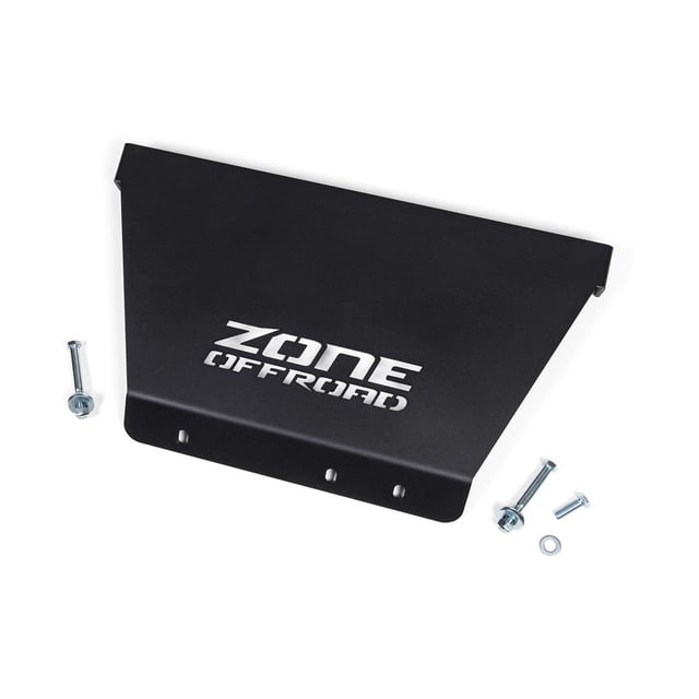 Zone Offroad Skid Plate ZONC5653 Differential; Powder Coated; Black; Steel; For Use With Zone 6 Inch Lift
