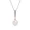 Rose Gold, variant on Cate & Chloe Gabrielle 18k White Gold Plated Shell Pearl Necklace with Swarovski Crystals for Women