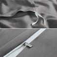 thumbnail image 2 of U by Bedsure Dark Grey Twin Soft Prewashed Duvet Cover , 2 Pieces, 1 Duvet Cover 68x90 with Zipper Closure and 1 Pillow Sham, 2 of 6