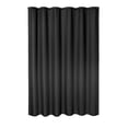 thumbnail image 1 of Rideau de Douche à Tissage Gaufré Noir Extra Long – 72x78 Pouces, Polyester Résistant à l'Eau, Rideau de Bain Moderne Lavable, Comprend des Crochets, Couleur : System default_21, 1 of 7