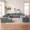 Light Gray, variant on VERDECORE 151" U-Shaped 8-10 Seater Boneless Modular Sectional Sofa, Plush Corduroy Fabric, Dark Grey No Assembly for Living Room
