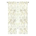 thumbnail image 4 of Achim Home Furnishing Misty Maize Floral Petal Vines  Window Curtain Panels : 52" X 63" Panel - Single, 4 of 4