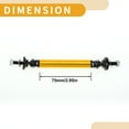 thumbnail image 4 of Unique Bargains 2pcs 75mm/2.95in Adjustable Front Bumper Lip Splitter Strut Support Bars Gold, 4 of 6
