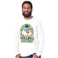 thumbnail image 5 of St Paddys Feeling Lucky Tootsie Owl Long Sleeve TShirt Men Women Brisco Brands X, 5 of 6