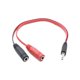 thumbnail image 1 of 3.5mm AUX 1 Macho a 2 Hombre Spliter Wire 3.5 Jack Audio Splitter Cable Table Auriculares Altavoz STEREO AUX AUX Cable GeweYeeli DZ5021-00, 1 of 7