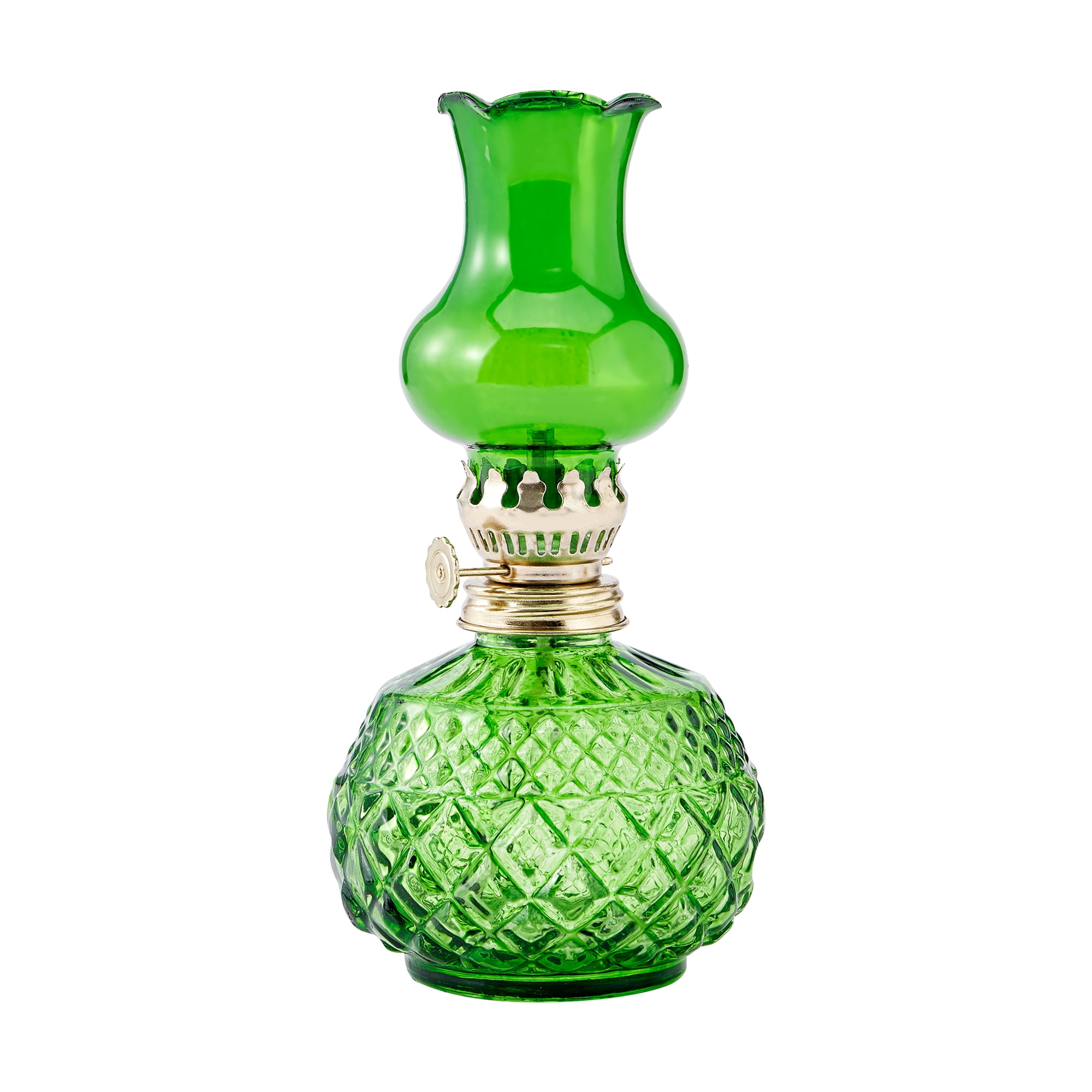 Indoor Oil Lamp Classic Oil Lamp with Clear Glass Lampshade Home Church