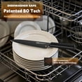 thumbnail image 6 of OOU Kitchen Knife Block Set - 15 Pieces High Carbon Stainless Steel Knife Block Set with Built-in Sharpening Blocks, Black, 6 of 8