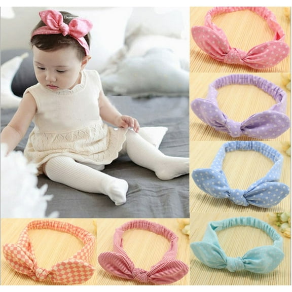 Delightful Set of 6 Assorted Headbands for Infants and Toddlers