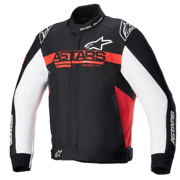 Alpinestars Monza Sport Mens Textile Motorcycle Jacket Black/White/Red 4XL