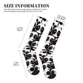 thumbnail image 4 of Sikiie Panda 1 Pairs Compression Socks for Men and Women 15-20 mmHg Running Support Socks, 4 of 7