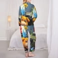 thumbnail image 5 of Lsque Pikmin Pattern Long Sleeve Pajama Set for Women - Soft 2-Piece Sleepwear and Loungewear Set with Pockets, Comfy Nightwear, 5 of 8