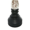 thumbnail image 6 of DecMode Farmhouse Wood Pillar Candle Holder with Distressed White and Black Finish, Set of 3 5"W x 16"H, 6 of 10