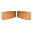 thumbnail image 2 of 2 Sofa Armrest Cover Polyester Solid Color Removable Armchair Cover Solid Color Armrest , Camel, 2 of 7