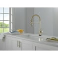 thumbnail image 3 of Delta 9659Tl-Dst Trinsic Semi Pro 1.8 GPM Single Hole Pull Down Touchless Kitchen Faucet -, 3 of 7