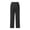 #434-Black, variant on Cutuoiiu Women's Wide Leg Pants Cotton Linen Blend Elastic Waist Side Button Detail Casual Trousers with Pockets Gifts