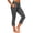 Dark Gray, variant on Tqcoqu Women's Capri Bootcut Yoga Pants,Fold Over Waist Stretch Lounge Pants with Pockets,Black Women's S-XXXL