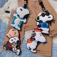 thumbnail image 4 of Etiqueta de equipaje con dibujos animados de Snoopy, Kawaii, Charlie Brown, cachorro, etiqueta de equipaje, regalo creativo, venta al por mayor, 4 of 5