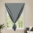 thumbnail image 4 of Weloille Rideau Occultant Autocollant, Store Pare-Soleil Bloquant la Lumière pour Cloison, Couvre-Fenêtre Imperméable Résistant aux UV Réduisant la Chaleur pour Fenêtres de Balcon, Salle de Bain, Cuisine, 4 of 8