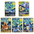 thumbnail image 2 of 5Pcs Metal Card Metal Letters Mewtwo Vmax Charizard Vstar Pikachu Golden Iron Cards Anime Games kids Toys Gifts, 2 of 5
