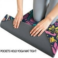 thumbnail image 3 of Pioneer Flower Floral Print Pattern Hot Yoga Mat Towel Non Slip for Hot Yoga - Quick-Drying Yoga Mat Cover with 4 Corner Pockets with Travel Bag - Hot Yoga Towel Non Slip 70"x26", 3 of 6