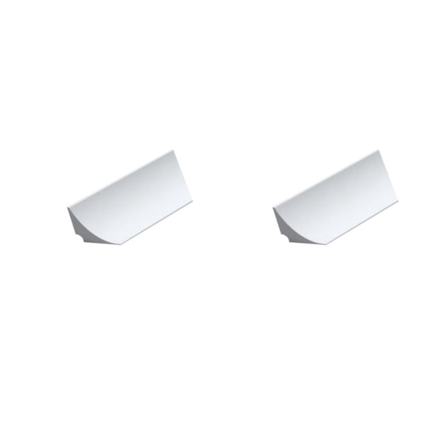 Billuyoard Versátil barrera de ducha con base de goma para garaje, resistente e impermeable Blanco 150 cm 2Conjunto
