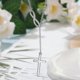 thumbnail image 3 of Cross & Infinity Solid Pendant Necklace Jewelry, 3 of 4