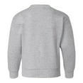 thumbnail image 6 of Hanes- Crewneck Sweatshirt for Youth | Long Sleeve Pullover Fleece Ecosmart&nbsp;Warmth Sweater in Light Steel color, 7.8oz, 50/50 Cotton/Polyester, Pack 2, Size XS, 6 of 6