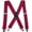 Wine Red, variant on Men Utility Suspenders Adjustable Elastic - Heavy Duty 2 Inch Wide X Shape Strong Clip Suspender
