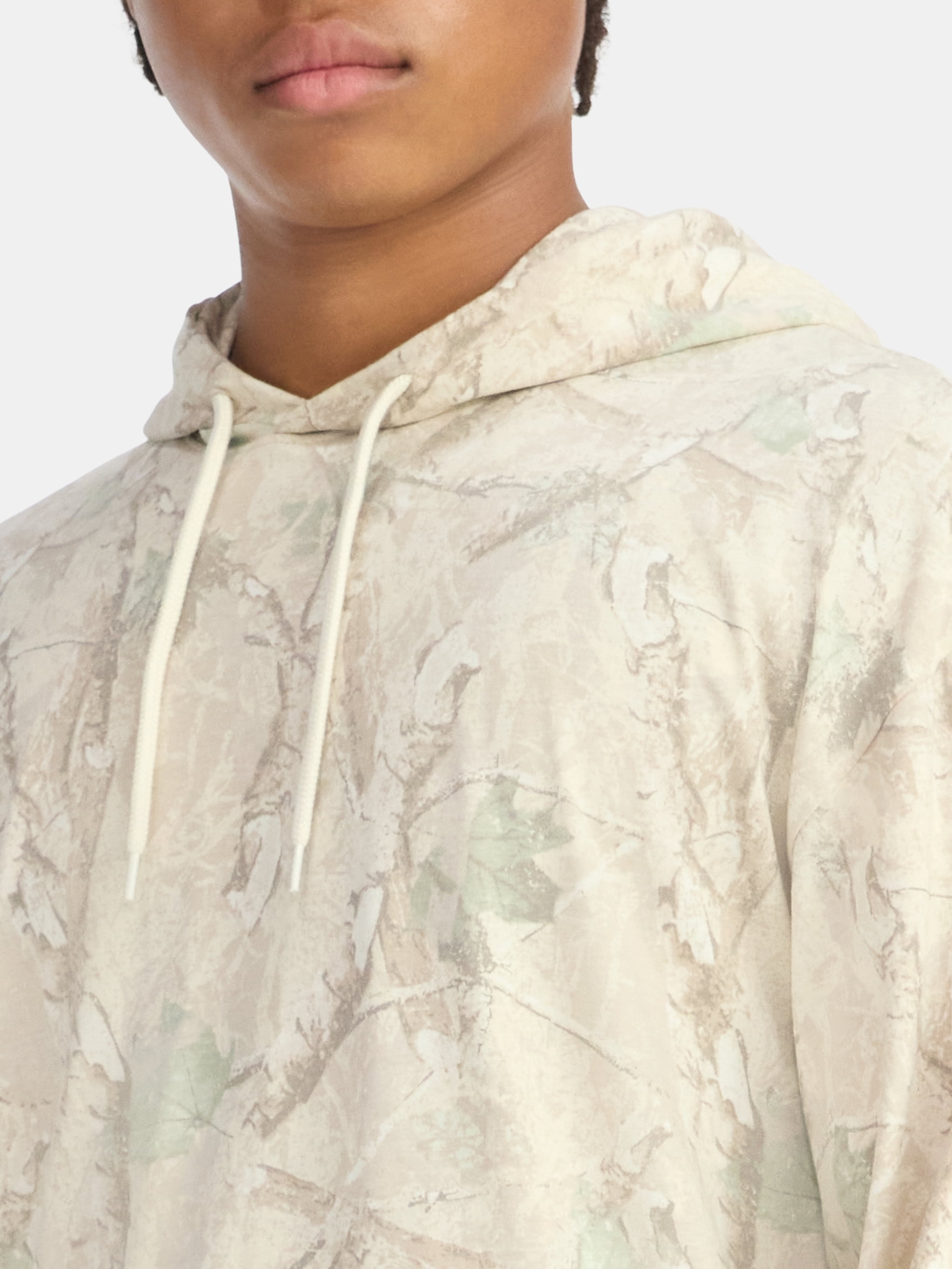 No Boundaries Men's & Big Men's Cotton Long Sleeve Jersey Tee Shirt Hoodie, Sizes XS-5XL