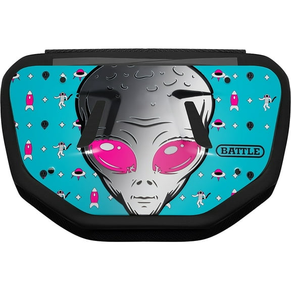 Battle Sports - "Alien" Chrome Football Back Plate - Youth
