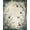 Green Brown Cream, Pattern 4, variant on Design&I 4'x6' Washable Area Rug Moody Whimsical Bird Botanical Vintage Scroll Foliage Border for Dorm Room, Living Apartment, Flatweave Daily Traffic Ready