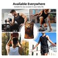 thumbnail image 5 of Kdxio Cool Fire Lion for Men's Muscle T-shirt,Sleeveless for Workout Running Athletic Gym Lounge Casual, 5 of 5