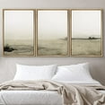 thumbnail image 2 of IDEA4WALL Framed Wall Art Print Set Minimalist Watercolor Tan Sand Landscape Abstract Shapes Illustrations Modern Decorative Boho for Living Room, Bedroom, Office - 24"x36"x3 Natural, 2 of 5