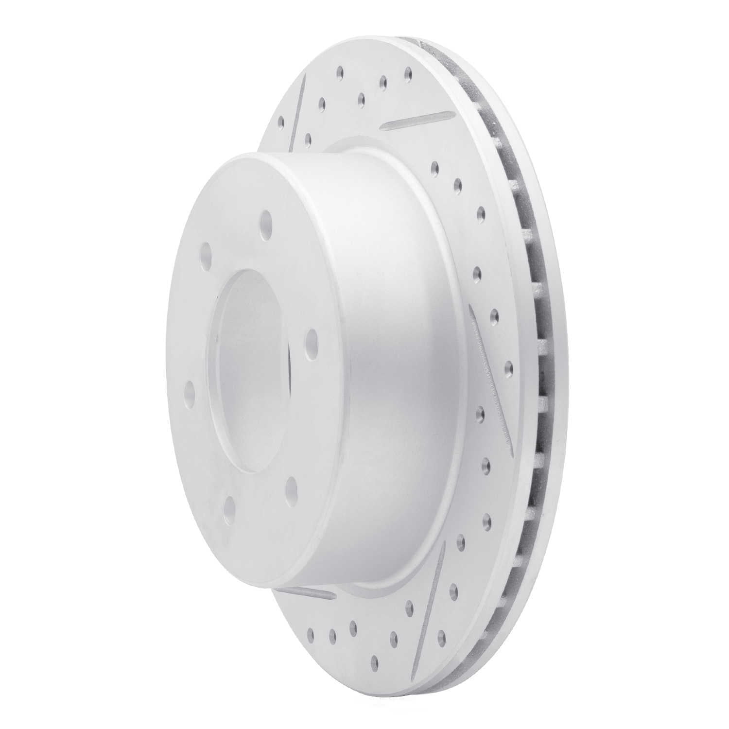 Dynamic Friction Company 830-54276L DFC Geoperformance Rotor - Drilled and Slotted