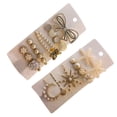 thumbnail image 3 of Clips para el Cabello, Perlas Electroplacantes decorativas de Cristal de perlas para viajar a diario, 3 of 8
