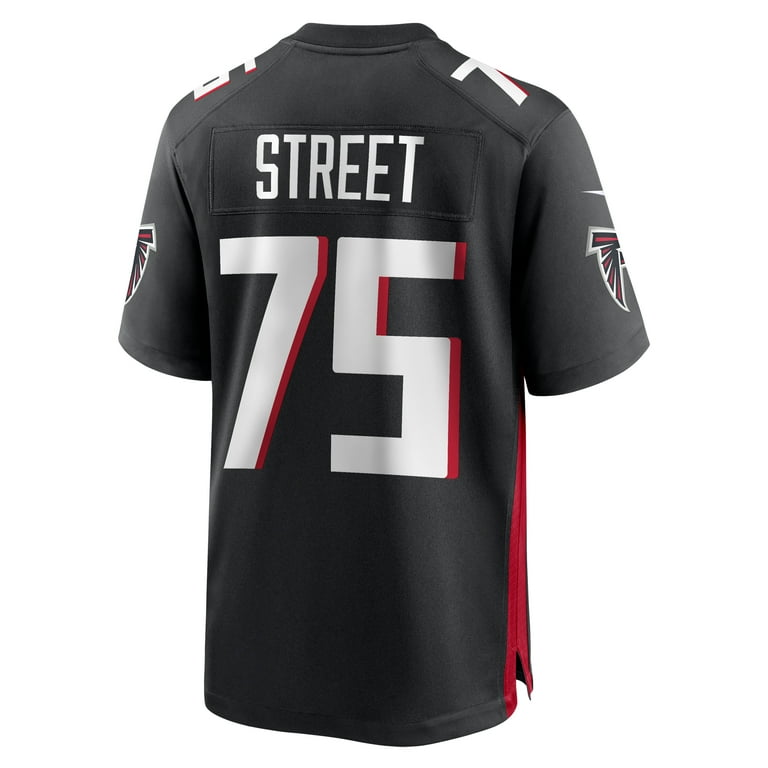 Men s Nike Kentavius Street Black Atlanta Falcons Game Jersey Walmart