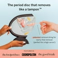 thumbnail image 3 of Pixie Menstrual Disc - No Metals or Toxins - 100% Medical-Grade Silicone - Ranked 1 for Most Soft Reusable Period Disc - Removes Like a Tampon - Wear 12 Hours - Capacity of 3 Tampons (Small), 3 of 13