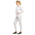 thumbnail image 2 of Sofra Women's Lightweight Cotton Jersey Jogger Pants and Zip-UP Hoodie Jacket Sets, 2 of 7