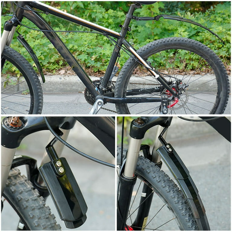 Mountain Bike Mudguard Adjustable Road Mountain Bike Bicycle Cycling Tire Front Rear Mud Guards Universal Mudguard Fenders Set Front And Rear Mud