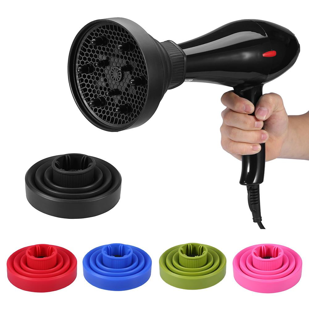 Zerama Universal Silicone Collapsible Blower Cover Hairdressing Salon Curly Hair Dryer Folding Diffuser Hood