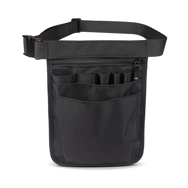 Riwesomey Riñonera con bolsillos de nailon, organizador de cinturón deportivo, bolsa de hombro plegable portátil para almacenamiento de herramientas Type2 NO2 Riwesomey TO000716-01