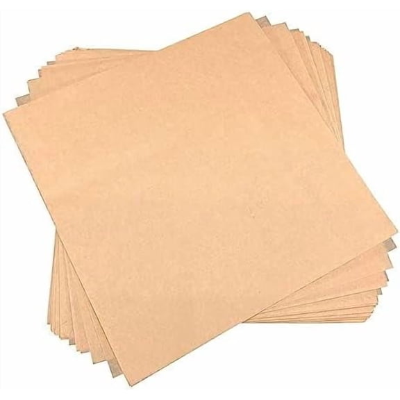 500 PCS Precut Parchment Paper Squares for Baking Cookies, Unbleached Nonstick Wax Paper Sheets for Separating Beef Patties, Freezing Hamburgers. (4x4 Inch)