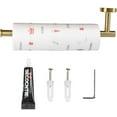 thumbnail image 1 of Paper Towel Holder Wall Mounted-2 Install Methods Paper Towel Bar for Kitchen Under Cabinet and Table with Super Glue, Thick Stainless Steel Paper Towel Rack for Jumbo Paper Rolls(Gold, 13IN), 1 of 7