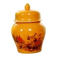 thumbnail image 2 of GROWTH TANK Ceramic Tea Canister Storage Pots Can Storage Box Flowerpot Porcelain Ginger Jar Crane, 2 of 9