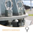 thumbnail image 3 of 6pcs Eye Bolt Eyelet Hooks Screw In Heavy Duty Nut M10 Eye Screw Ring Eye Bolt, 3 of 8