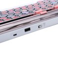 thumbnail image 4 of Teclado USB, teclado duradero integrado estable de alta velocidad portátil de 76 teclas, para computadora, teléfonos inteligentes, luces LED de escritorio Ecomeon no, 4 of 6