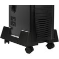 thumbnail image 1 of SDES-Mobile Support CPU, Bureau d'Ordinateur, Bureau PC, Chariot CPU Roulant, Roues, Bureau, Noir, 34L x 24W x 14H cm, 1 of 4
